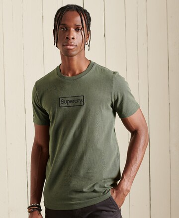 T-Shirt 'American Classic' Superdry en vert