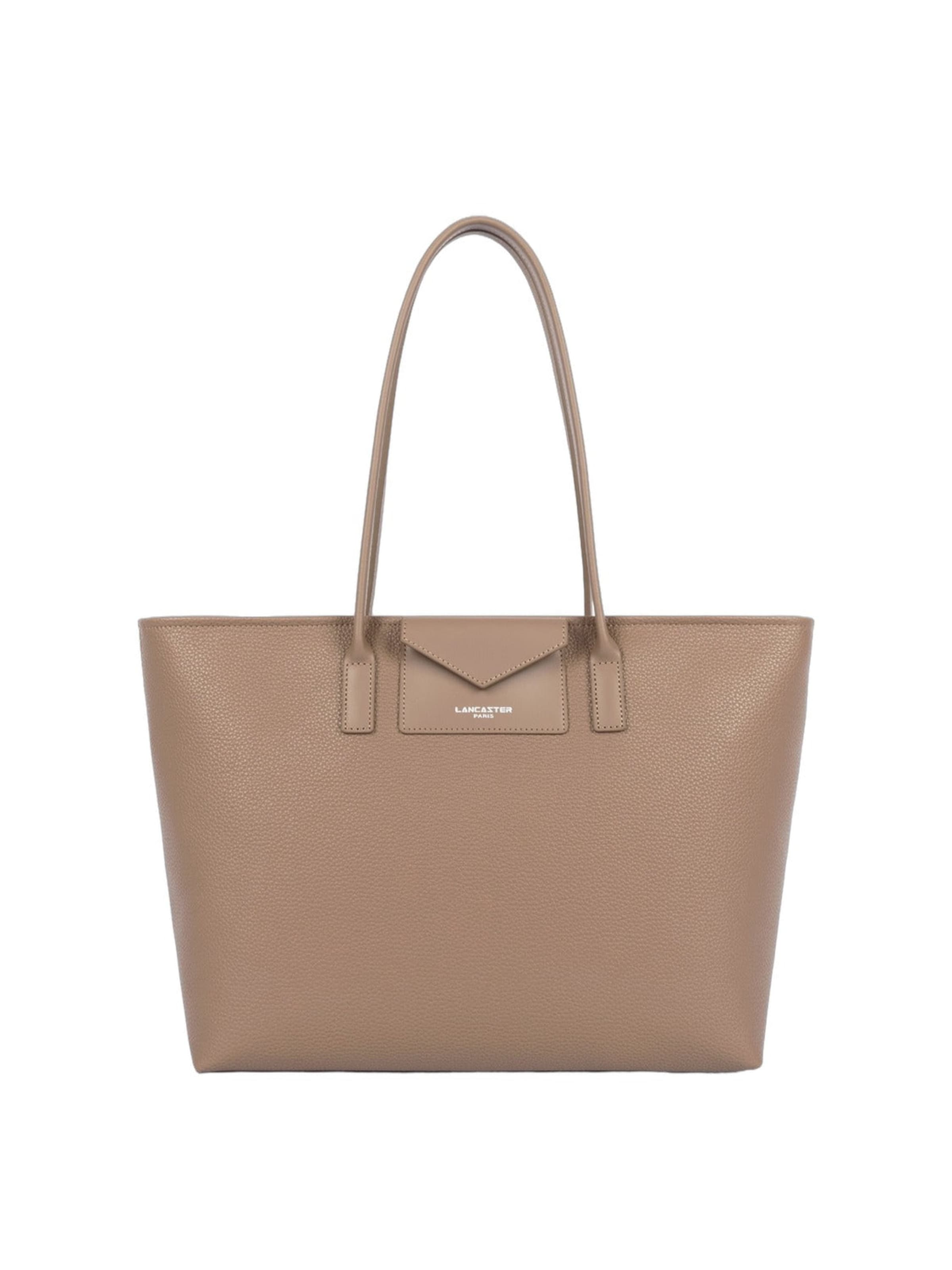 Shopper 'Lancaster Sac cabas épaule Zippé Maya Double KBA Praline' di LANCASTER Paris in beige: frontale
