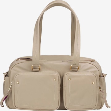 Sac bandoulière DuDu en beige : devant