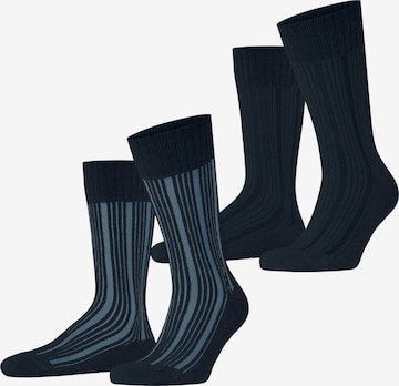 ESPRIT Socks 'Plush' in Blue: front