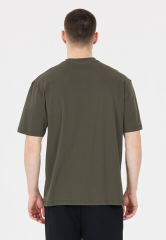 Virtus T-Shirt 'Roake' in Braun