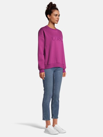 salzhaut Sweatshirt 'Saacht' in Lila