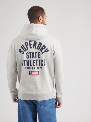 Superdry Sweatshirt 'Athletic Essentials' in Grey: front