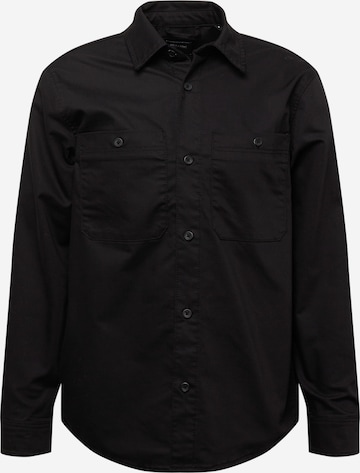 Only & Sons Button Up Shirt 'Bob' in Black: front