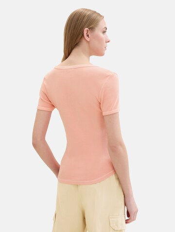 T-shirt TOM TAILOR DENIM en orange