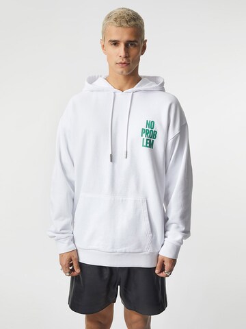 Young Poets - Sudadera 'Joris' en blanco: frente