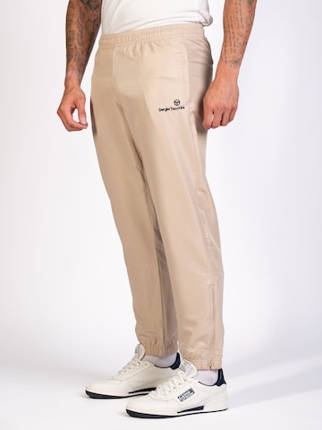 Sergio Tacchini Tapered Sporthose 'Carson 021' in Beige: predná strana