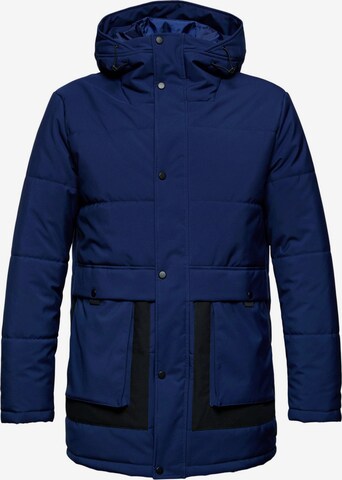 ESPRIT Winterparka in Blauw: voorkant