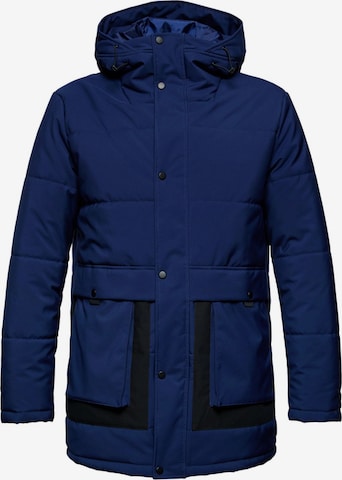 ESPRIT Winterparka in Blauw: voorkant