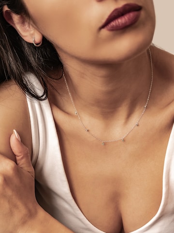 Hey Happiness - Conjunto de joyería 'Emerald Glow' en plata: frente