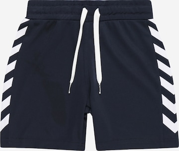 Hummel Regular Sportbroek 'Thim' in Blauw: voorkant