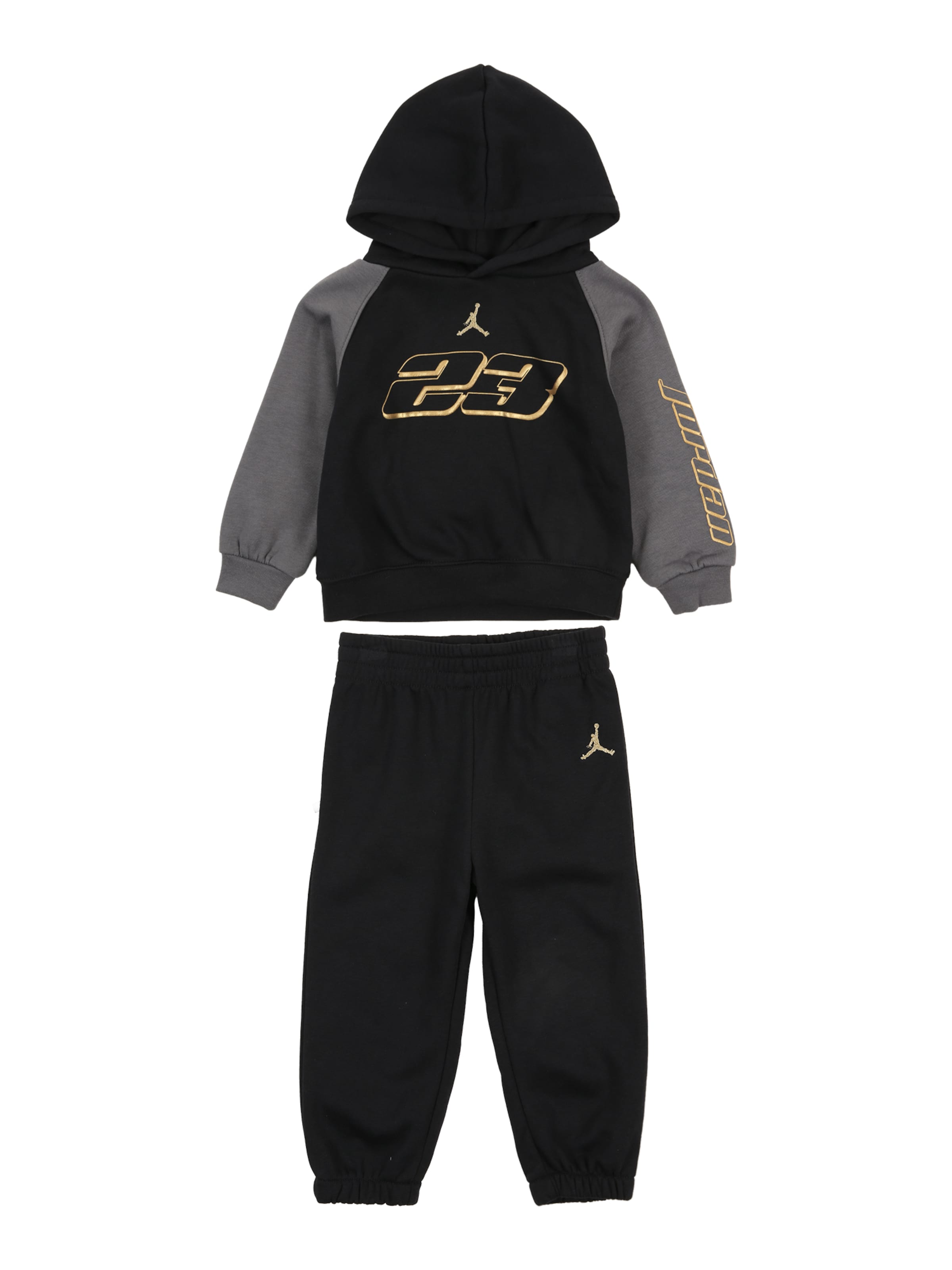 Jordan Set 'MOUNTAINSIDE POLAR' in Black: front