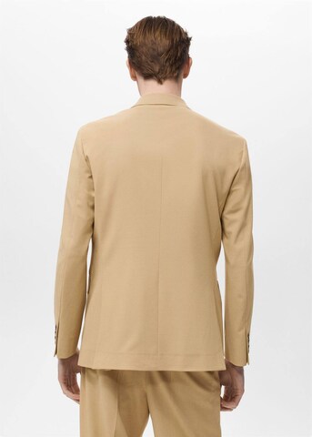 MANGO MAN Regular Fit Sakko 'Boston' in Beige
