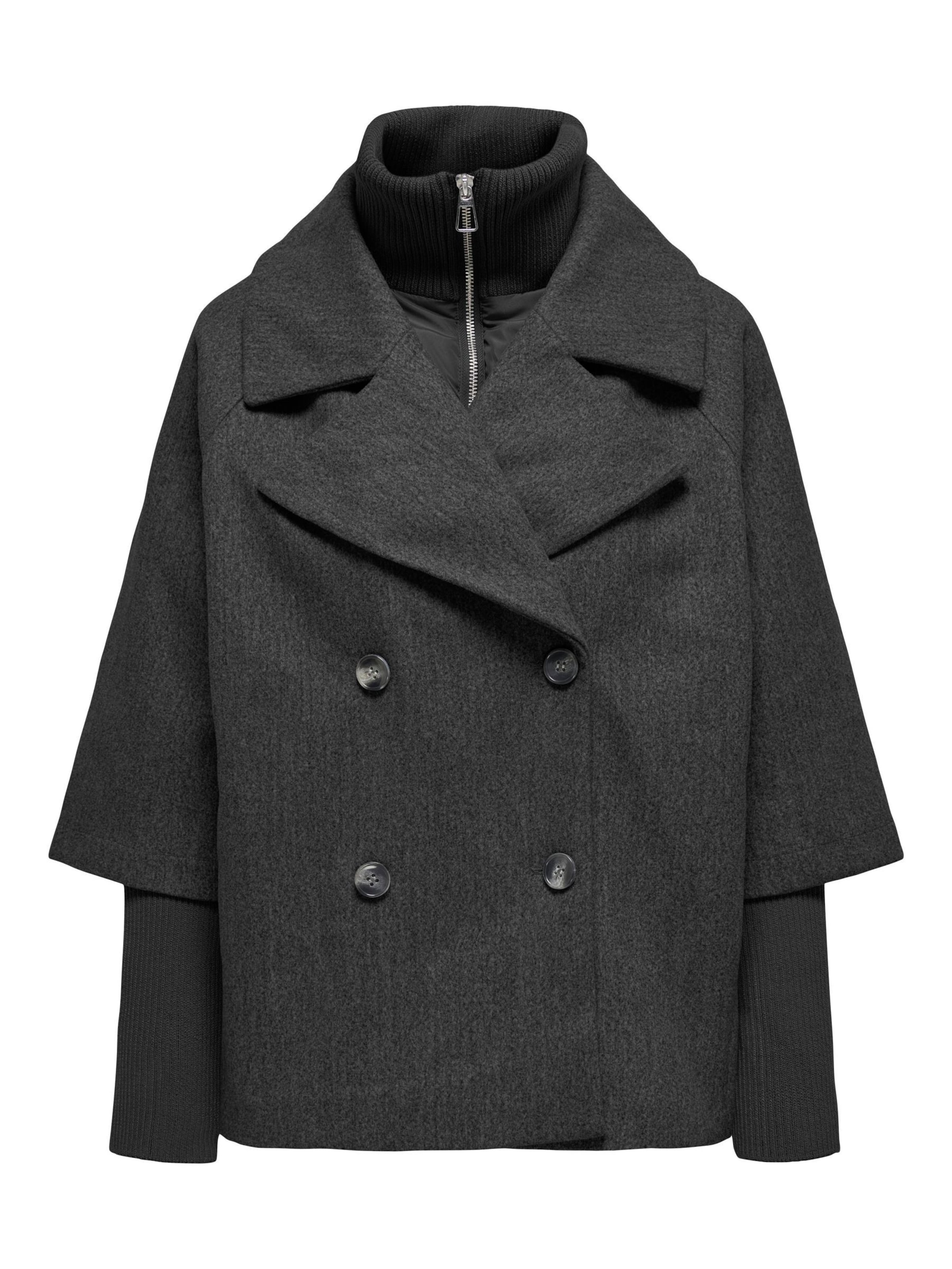 JDY Overgangsjakke 'JDYHANNAH' i antracit, Produktvisning