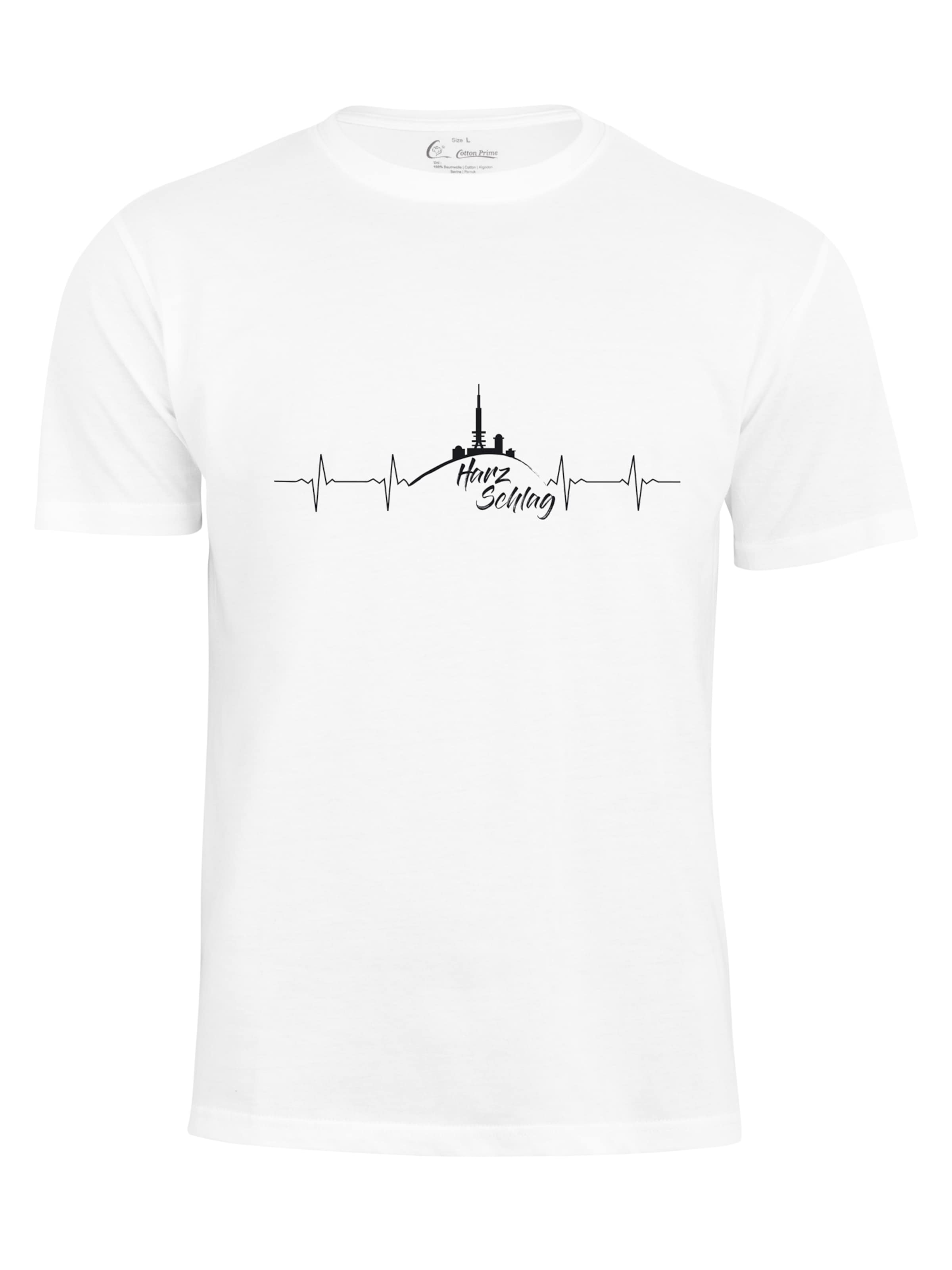 Cotton Prime - Camisa 'Harzschlag' em branco: frente