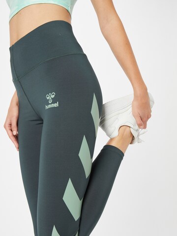 Hummel Skinny Sportsbukser 'Paris' i grøn