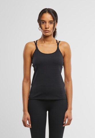 Urban Classics Sports top in Black: front
