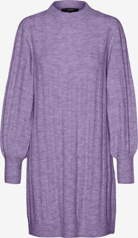 VERO MODA Knitted dress 'ALANIS' in Purple: front