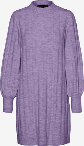 VERO MODA - Vestido de malha 'ALANIS' em roxo: frente