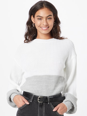 Femme Luxe Pullover 'PAOLA' in Weiß: predná strana