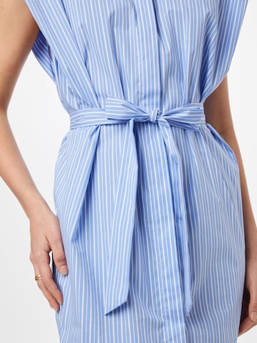 Bardot Shirt Dress in Blue