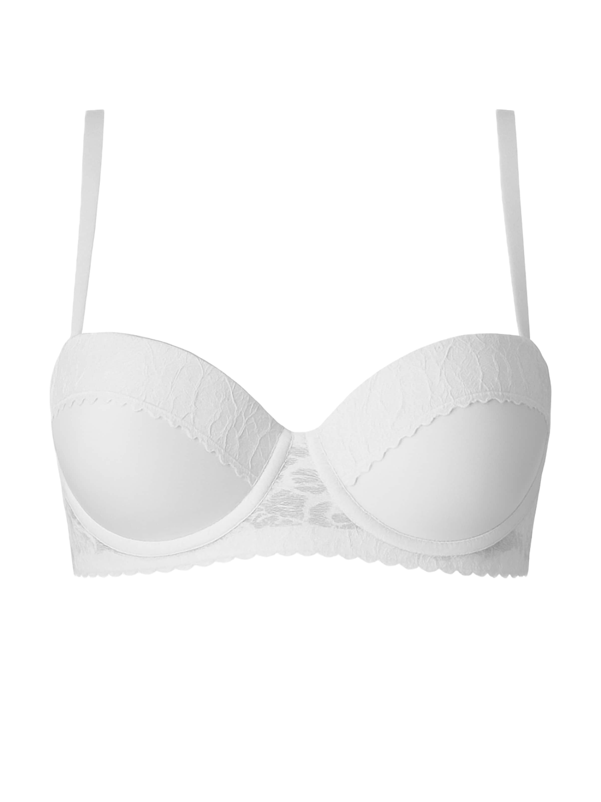 C&City Push-up BH in Weiß: Vorderseite