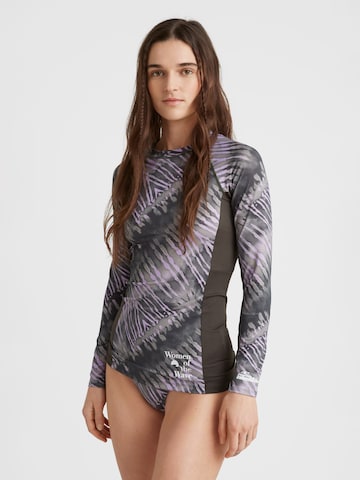 O'NEILL - Camisa funcionais 'Women Of The Wave' em cinzento: frente