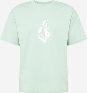 Volcom Shirt 'SCRATCHED STONE' in Groen: voorkant