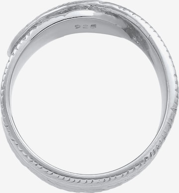 KUZZOI Ring 'Feder' in Silber