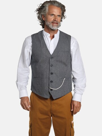 Jan Vanderstorm Suit Vest ' Torvind ' in Grey: front