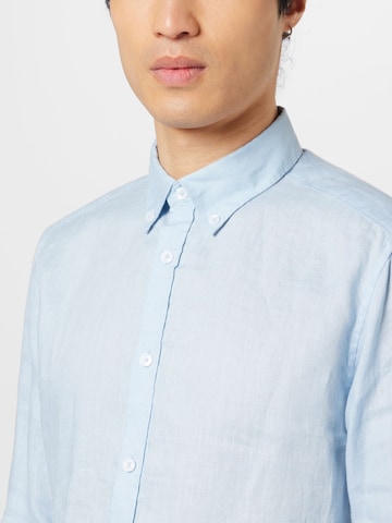 s.Oliver - Regular Fit Camisa em azul