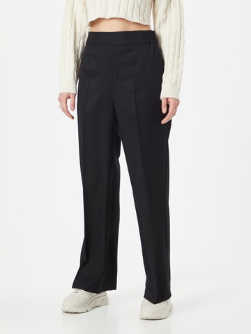 Monki Regular Pantalon in Zwart: voorkant