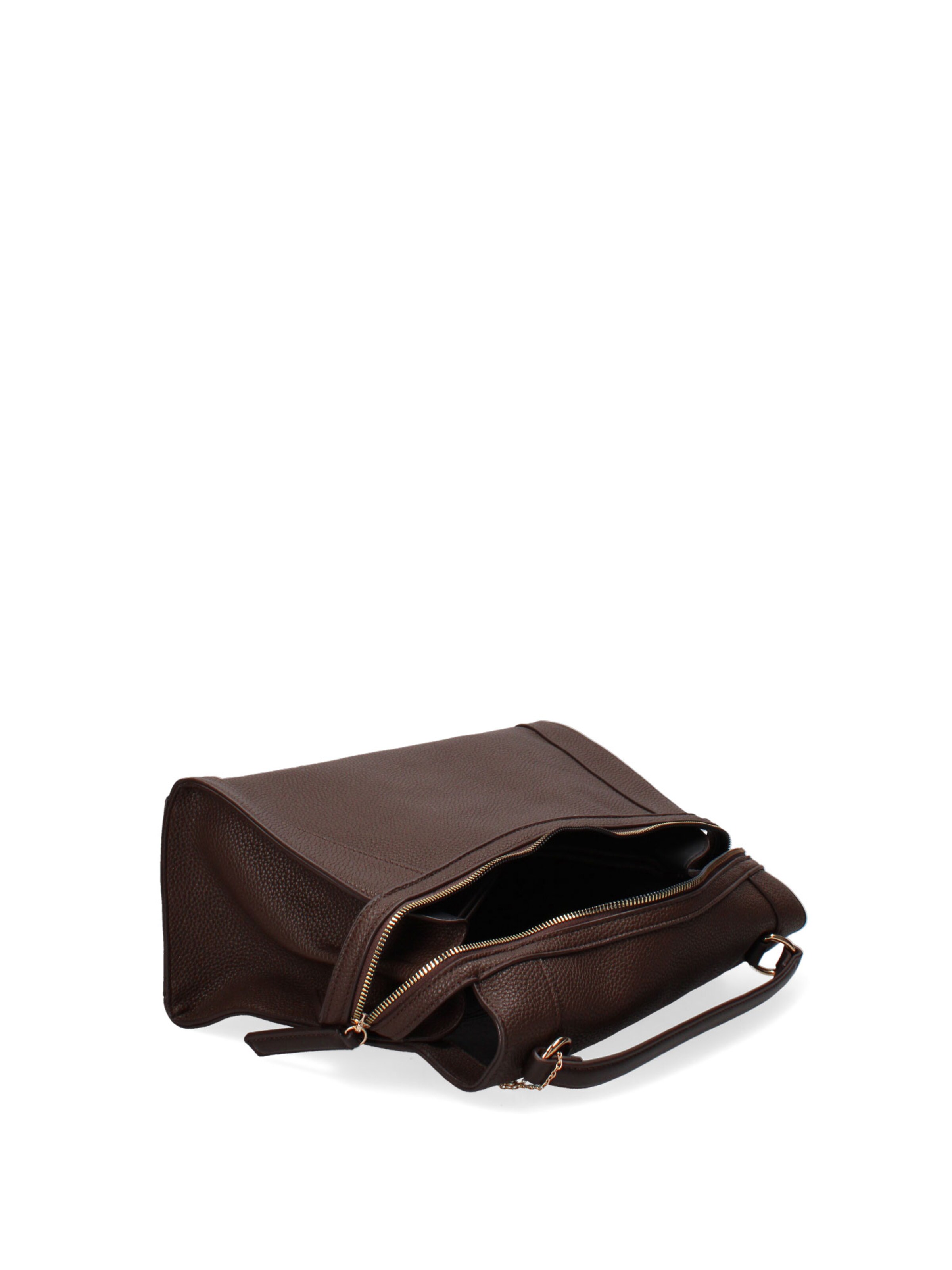 Borsa a mano 'Borsa a Mano Donna Ecopelle - Zip e Tracolla Rimovibile' di Diana&Co. in beige