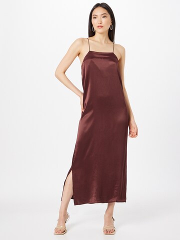 Warehouse Dress in Brown: front