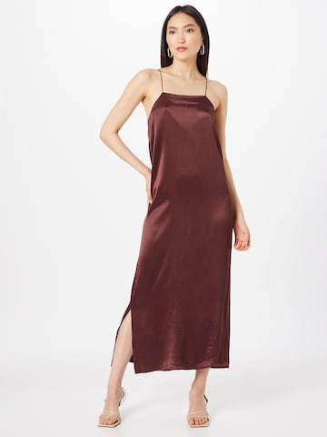 Warehouse Dress in Brown: front