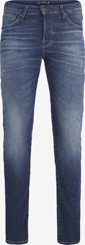 Coupe slim Jean 'Glenn' JACK & JONES en bleu : devant