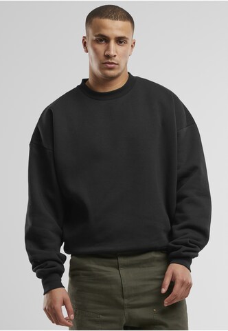 Sweat-shirt Prohibited en noir : devant