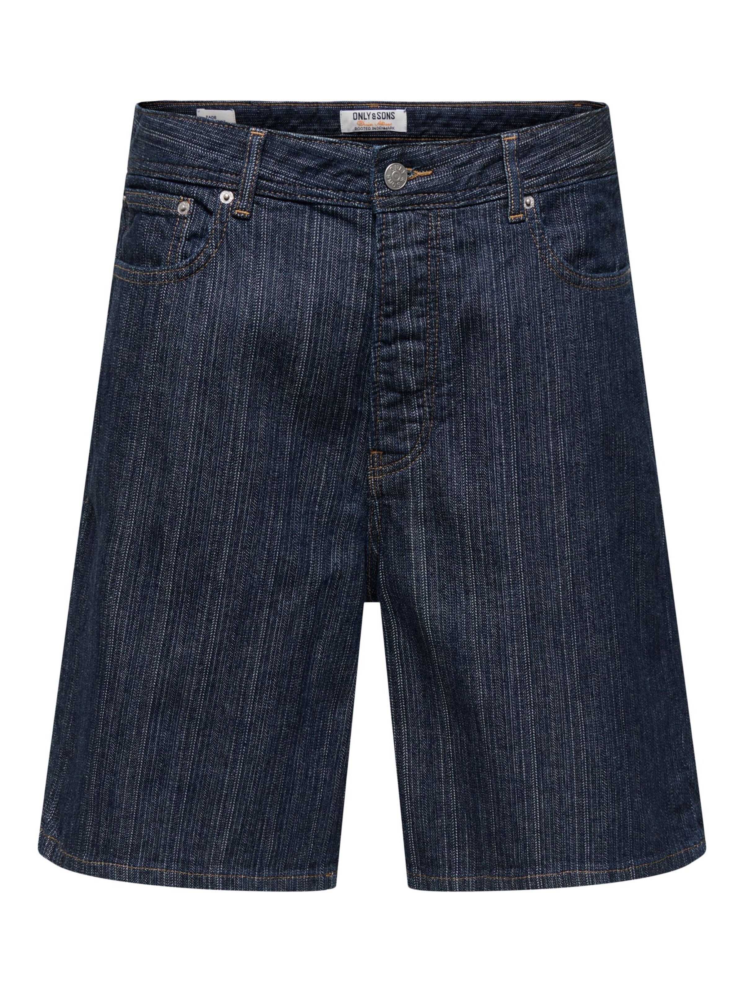 Only & Sons Jean 'ONSFade' en marine, Vue avec produit