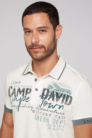 CAMP DAVID Shirt in Wit