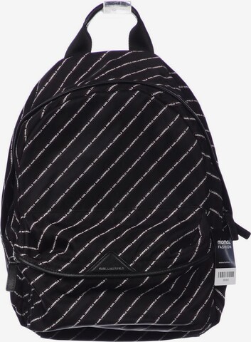 Karl Lagerfeld Backpack in One size in Black: front