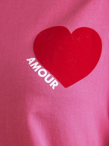 ONLY Футболка 'ONLVICA' в Ярко-розовый