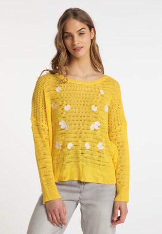 MYMO Sweater in Yellow: front