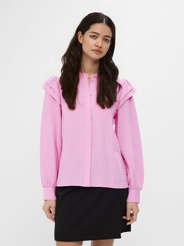 OBJECT Bluse i pink: forside