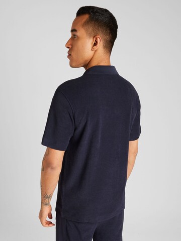 BOSS Shirt 'Pe Towel' in Blue