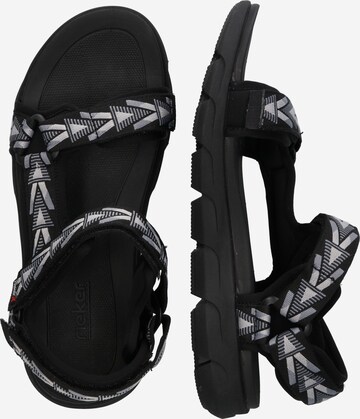 Rieker EVOLUTION Hiking Sandals in Black