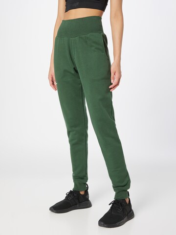 NEBBIA Tapered Sportbroek in Groen: voorkant