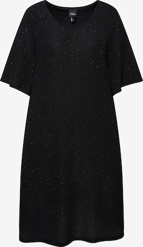 Robe Ulla Popken en noir : devant