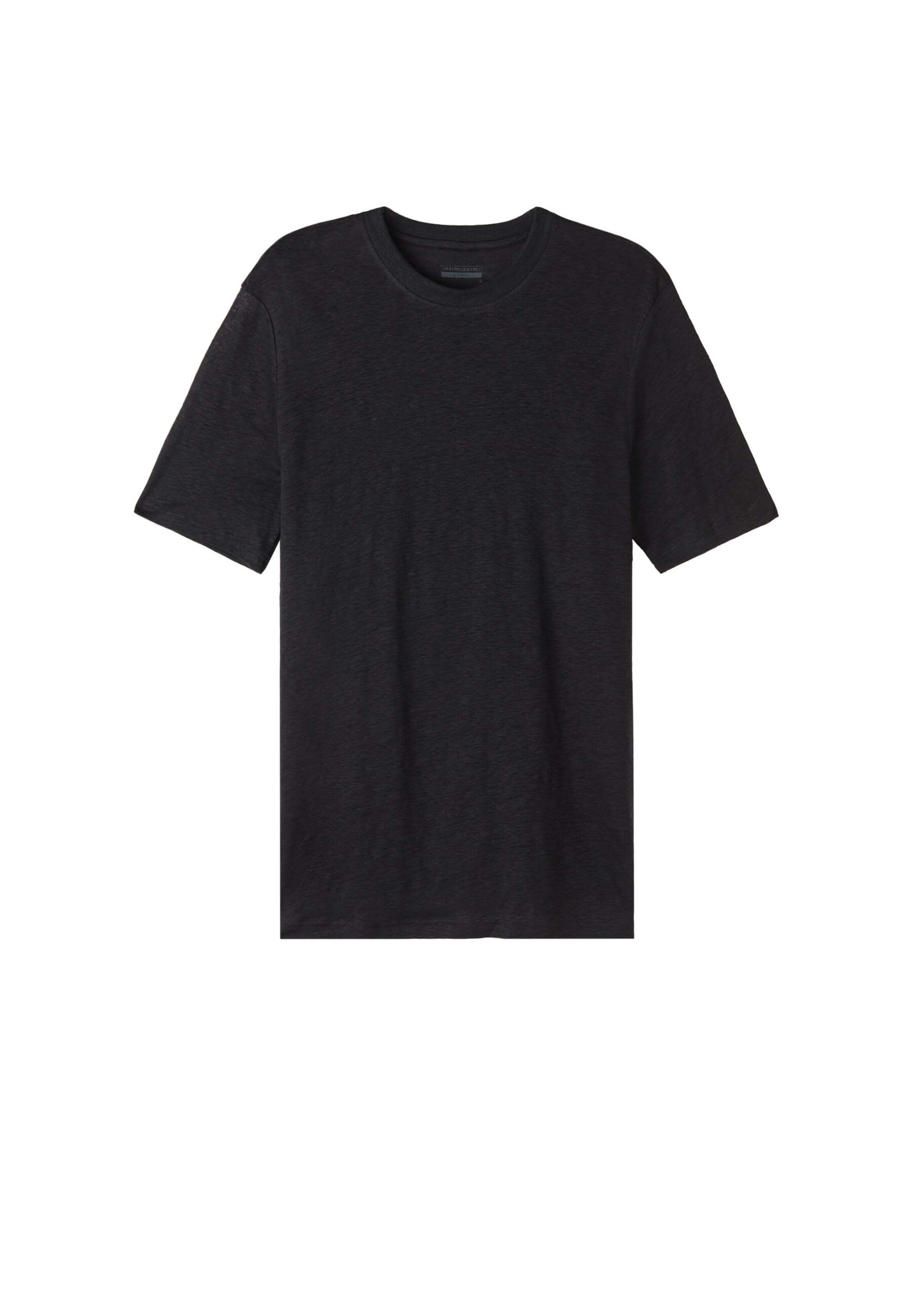 IUMAN Intimissimi Uomo Shirt in Black: front