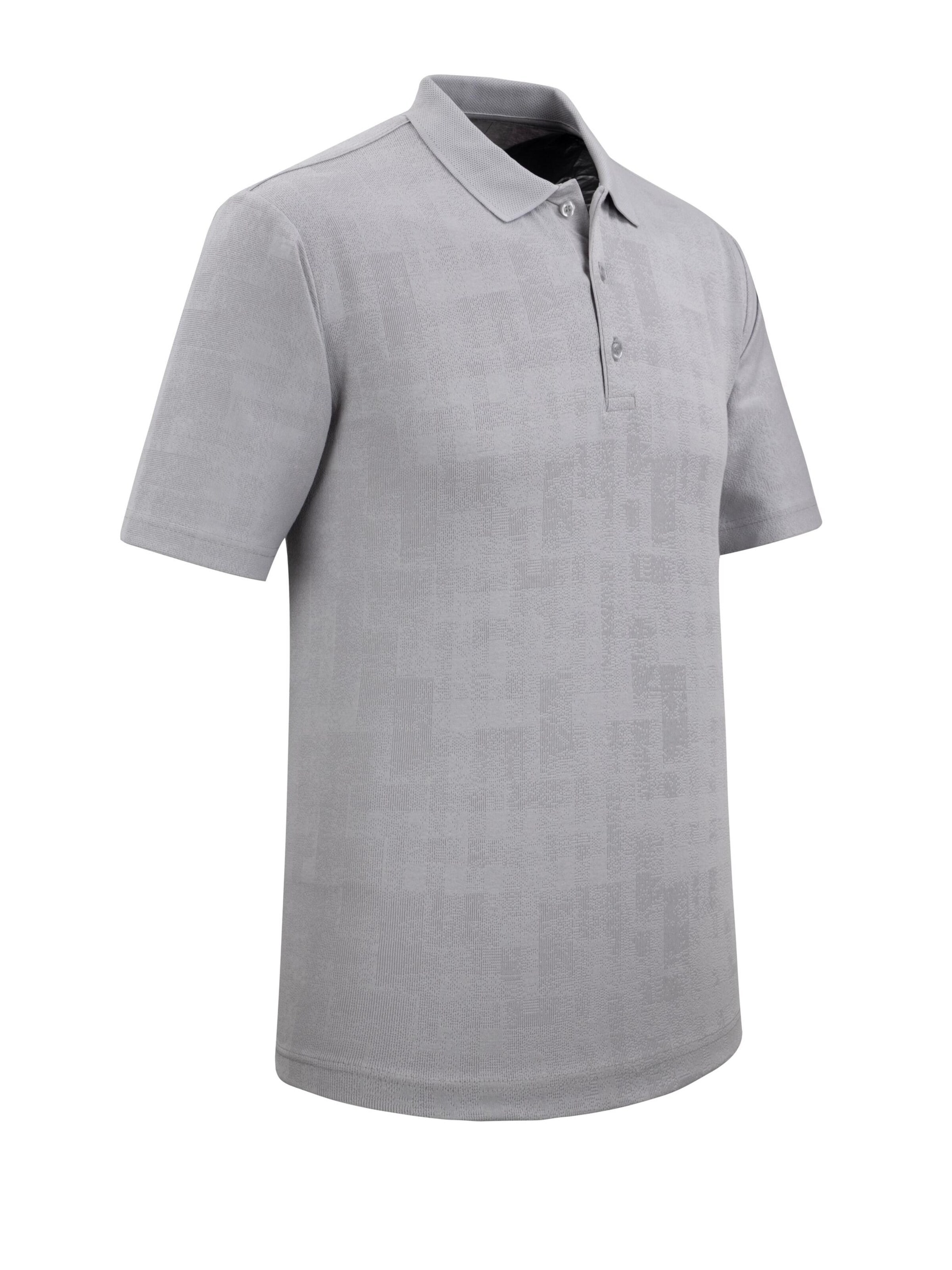 Cizgi Triko Shirt‌‌‌‌ in Grau