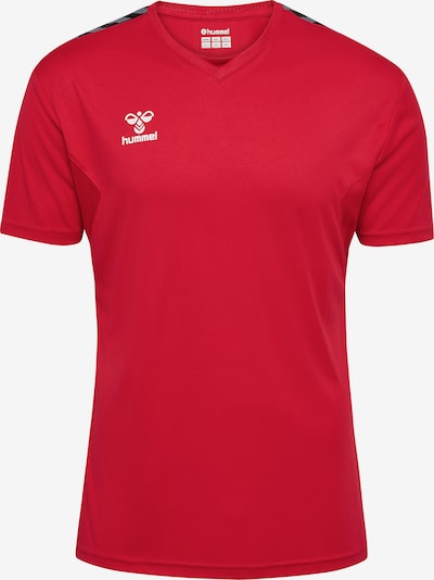 Hummel T-Shirt fonctionnel 'AUTHENTIC' en canneberge / noir / blanc, Vue avec produit